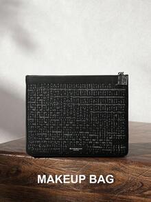 Givenchy Túi đựng mỹ phẩm thiết kế lưới màu đen, nhẹ, trong suốt, dung tích lớn. - màu đen - Xem 11