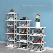 Vertical Shoe Rack, XDesign Tall Shoes Organiser For Narrow Space, Corner Shelf For Single Dormitory Or Small Ro... - GrayWhite 5 Tier - View 8