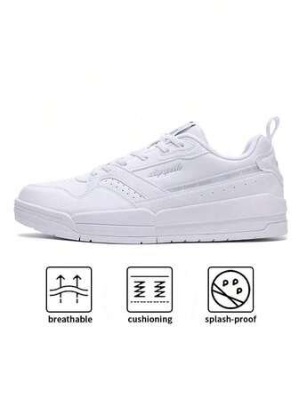 XTEP 878418310031 Weiße Lässig Sneaker mit niedrigem Schaft, leicht und bequem, geeignet für Alltag, Reisen, Outdoor