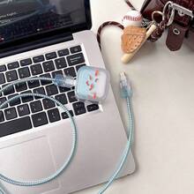 5 pièces Kit de protection pour chargeur et câble de données pour Apple 14 Pro Max/13/12/11, accessoire de téléphone portable, dispositif de protection de chargeur de téléphone portable. Convient pour les cadeaux de la Saint-Valentin, les cadeaux pour femmes et les cadeaux d'anniversaire