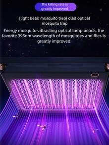 电动灭蚊器，室内灭虫器，带挂链和可拆卸集虫盘，USB供电 - 顏色隨機 - 查看 3