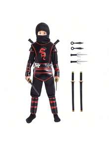 FUNPARTY 15 件儿童狂欢节服装，男孩和女孩服装，儿童装扮派对配饰套装