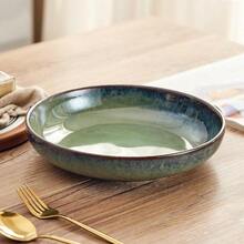 Reactive Glaze Serving Pasta Bowl10 Inch Ceramic Wide Pottery Salad Bowls 50 Ounce Large Big Decorative Fruit Dish For Kitchen Microwave Oven Dishwasher  Green - LightGreen - View 4