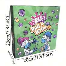 1 Bộ trò chơi virus mới, Trò chơi viết sáng tạo dựa trên việc tung xúc xắc, Trò chơi chiến lược giáo dục dành cho người lớn, Thử thách viết sáng tạo, Mô phỏng phòng chống virus, Dựa trên cơ chế tung xúc xắc, Công cụ hội thảo giáo dục, Đêm chơi game dành cho người lớn, Trò chơi thẻ bài chiến lược, Hoạt động tư duy sáng tạo - Nhiều màu - Xem 3