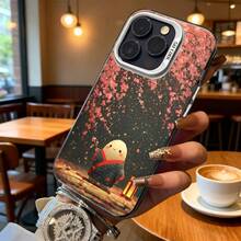 Funda de Teléfono con Patrón de Pato y Flor de Cerezo Negra para Modelos de  y  Adecuada para Todas las Estaciones Opción de Regalo Ideal - Negro - Ver 6