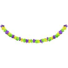 1/2 Packs 9.84ft Mardi Gras Garland Banner Purple Yellow Green Hawaiian Garland DIY Tropical Garland Decorations For Mardi Gras Birthday Carnival Holiday Party Home Decor - Multicolor - View 12