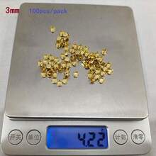 50/100pcs Round Brass 4 Claw Flat Rivets Studs 3/4/5/6/7/8/9/10mm For Leather Craft Costumes Bags Belts Shoes DIY Punk Goth Spike - Multicolor - View 45