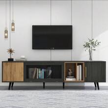 Television Stands & Entertainment Centers - Grey + MDF + 90 Inches Or Larger-1 - View 2