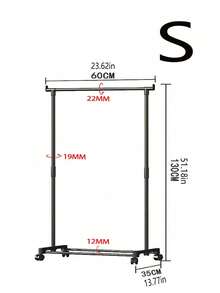 1pc Multi-Function Garment Rack, Portable Clothes Hanger For Hanging And Displaying Apparel, Home Decor For Bedroom, Suitable For Autumn - Multicolor - View 9