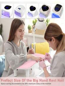 KAMUA 专业美甲扶手：U 型可调节美甲手托，符合人体工学的 PU 皮革设计，支撑手腕，是送给美甲师和美甲沙龙老板的完美圣诞节和情人节礼物。 - 彩色 - 查看 7