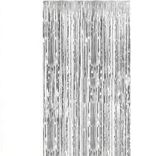 4/3/5 قطعة ستارة معدنية فضية مزخرفة بالورق المقوى المموج، خلفية حفلة، حفلة عيد ميلاد، ديكور حفل زفاف، لوازم هدايا