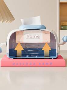 1pc Creative Cute Big Eye Tissue Box, High-End Paper Towel Box, Cream Style Home Living Room Tabletop Napkin Holder - Multicolor - View 3