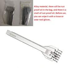 Diamond Hole Punch Tool Set, 3mm 4mm 5mm 6mm White Steel Punch Pliers, 1/2/4/6 Claws, Suitable For Leather Craft DIY