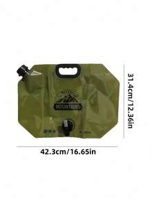 带阀门的露营水容器，可折叠储水袋，8升/28盎司便携式应急水壶，男女通用，可重复使用，适合户外露营、旅行、登山、徒步、野餐、烧烤和应急准备，户外必备配件