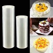 1 Roll 5m Thick Transparent Cake Edge Trim, Mousse Chocolate Cake Edging Film, Baking Cupcake Liner Tool