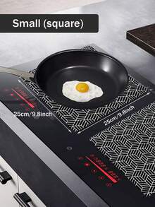 1 件装耐热炉灶保护垫，防刮擦，适用于电陶炉。可用作炉盖或沥水架垫；咖啡机及其他家电装饰；柔软海绵布，吸水性强的手巾/茶巾 - 最佳礼品，易于保养，厨房炉灶防护罩，耐热炉灶盖，装饰性炉灶盖，炉灶保护垫 - 黑色 - 查看 14