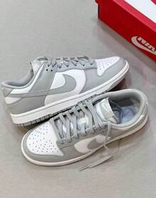 Nike Dunk LOW RETRO 舒适百搭薄底防滑耐磨低帮运动鞋，男女通用，白色
