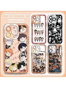 Funda de teléfono de anime Haikyuu de sangre caliente compatible con 15 14 13 12 11 Mini Pro Max X XR XSMax 6S 6 7 8 Plus SE20, funda transparente, funda compatible con funda  17 pro max, funda  17 pro, funda  17, funda  16, funda  16 pro max, funda  15. - TSY-168TB24757402 - Ver 3