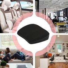 Asiento Elevador para Automvil - Cojn De Altura Multiusos para Una Conduccin Cmoda Almohadilla De Asiento Cua Gruesa, Transpirable Y Porttil, Accesorio para El Automvil para Personas - Negro - Ver 5