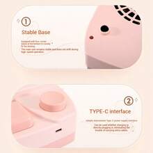 DENGXUN 1pc USB Powered Nail Dust Collector, Suitable For Acrylic Nails, Nail Dust Fan, Nail Cleaner - Nail Dust Vacuum, Strong Dust Removal, Low Noise, Suitable For Home And Nail Salon. An Excellent Gift For Friends, Ideal Gift Choice For Christmas And Valentine's Day.