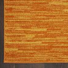 Nourison Essentials - Alfombra de área para Interiores y Exteriores, Color Beige Marfil de 3 x 5 pies, fácil Limpieza, no se desprende, habitación, Sala de Estar, Comedor, Patio, terraza, Patio (3 x(10' x 2'2" (Corredor) Rayos de sol) - Multicolor - Ver 5