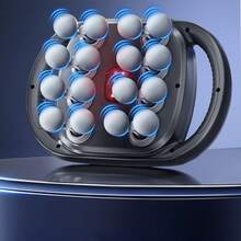 LUYAO 16头专业按摩枪，塑料材质，无香型，USB充电（内置1300mAh锂电池），可充电，适用于全身，家用 - 黑色 - 查看 10