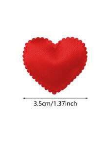 200/100pcs Romantic Red Heart Shaped Sponge Petals Decor, Atmosphere Decoration For Valentine's Day; Wedding Ceremony Confetti For Newlyweds, Proposal Romantic Occasion Decor, Event Planning Party Supplies, Anniversary Tabletop Decor, Holiday Celebration Atmosphere Enhancer - Multicolor - View 11