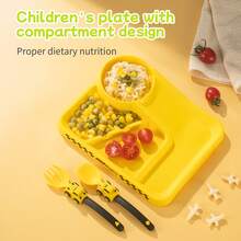 1 件套儿童赛车道主题 PP 勺子和叉子餐具套装，适合日常用餐使用