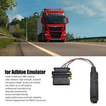 OBD2 Euro 6 Emulator And AdBlue Removal - Professional Automotive Diagnostic Tool For MAN/Mercedes Trucks And | AdBlue SCR System Removal, DPF And EGR Valve Removal | NOx Sensor Simulator And Tuning Tool