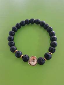 RINTOLER Men's Bracelet, Suitable For Daily Wear - Black - View 3