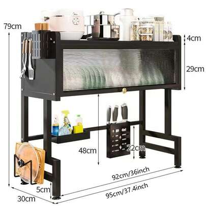 Over The Sink Dish Drying Rack - Kitchen Sink Rack With Cover For Dishes, Bowls & Tableware