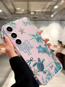 彩色海洋动物软壳手机壳，兼容华为荣耀、红米、三星 Galaxy A04e/12/A13/A14/A34/A50/A52/A53/A54/S21/S22/S23/S24/S25/S25 Ultra/S25 FE/S26/S26 Plus/S26 Ultra/S26 Edge、6A/7A/8A、12T/13T/15T/15T Pro - 無色 - 查看 7