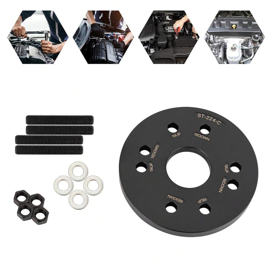 Heavy Duty Rear Crankshaft Seal And Wear Sleeve Tool Kit Compatible With Cummins 5.9L 6.7L 8.3L 9.0L & Paccar Engines - Black - View 1