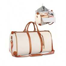 Travel Duffel Bags - Beige - View 10