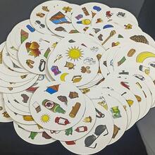 Outdoor-Themed Memory Matching Game Set – Round Tin Storage With Camping/Wildlife Design Cards, Brain-Teasing Tabletop Game For Adult Casual Gatherings, Portable Entertainment For Home & Social Events - Multicolor - View 5