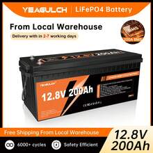 Yeagulch 12.8V/200/300/400/600Ah LiFePO4 Lithium Battery Low Temperature Home Energy Storage Motorcycle Marine - 12V 100A - View 4