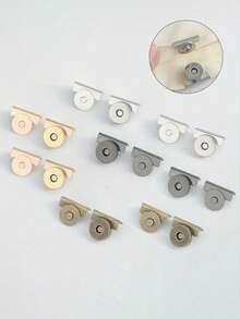 2pcs Magnetic Snap Buttons, No-Sew Snap Fasteners, Suitable For Bags, Purses, Wallets, Canvas Totes, Clothing, Crafts, Shopping Bags, Beach Bags, DIY Accessories