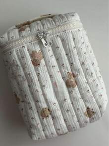 Túi đựng đồ cho xe đẩy em bé hình gấu bông cách nhiệt, hộp giữ lạnh thức ăn đa năng cho trẻ sơ sinh và túi đựng bình sữa/khăn ướt, túi đựng tã dã ngoại. - Nhiều màu - Xem 7