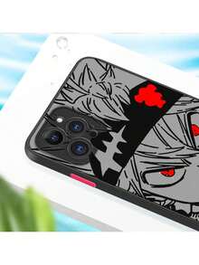 Funda de teléfono TPU translúcida y esmerilada de Black Clover, compatible con Apple 15 14 13 12 11 XS XR X 8 7 SE Pro Max Plus Mini, funda compatible con  17 Pro Max, funda  17 Pro, funda  17, funda  16, funda  16 Pro Max, funda  15 - FA0605HES - Ver 6