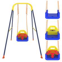 Patio Lounge Chair & Swing Chair - Multicolor - View 1