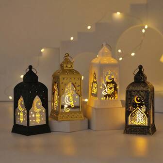 Moon & Star LED Candle Lamp, Vintage Decor Light For Home, Valentine's Day, Decoration Atmosphere Lighting Desk Lamp