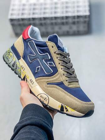 2026 New Premiata Original Retro Couple Shoes, 483 Meters Sports Running Casual Shoes, Campus, Light Luxury, Breathable, Work, Gift Box, Large Size, Fast Delivery. The Sole Print May Have Random Offset.