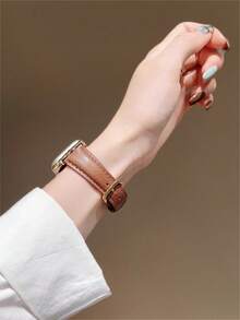 Advanced Leather Bracelet Strap, Compatible With 38/40/41/42/44/45/46/49mm Dials, Compatible With Apple Watch Ultra/Se11/10/9/8/7/6/5/4/3/2/1 Series Straps - 42/44/45/49mm (s10) 46mm - View 7