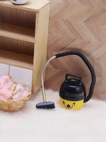 1:12 娃娃屋迷你吸尘器模型，小巧场景 BJD 道具，可爱吸尘器，迷你家用清洁工具，吸尘器，微缩家居场景，逼真吸尘器，微缩家居场景，道具搭配装饰，时尚玩具屋装饰，斯堪的纳维亚/北欧和中世纪风格，金色点缀，适合客厅/卧室手工制作 - 彩色 - 查看 2