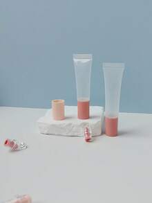 10ml/15ml Lip Gloss Tube, Travel Size, Portable, Fragrance-Free Plastic Refillable Bottle, Cosmetic Skincare Cream Essence Soft Tube, Refillable Essential Oil Bottle, Refillable Lip Balm Tube, Transparent Travel Container - Portable Skincare Accessories - Multicolor - View 7