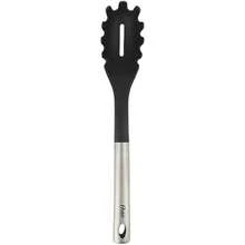 Oster Baldwyn - Espátula de nailon de 33 cm, color negro con mango de acero inoxidable(Spaghetti Server Acero inoxidable) - Multicolor - Ver 5