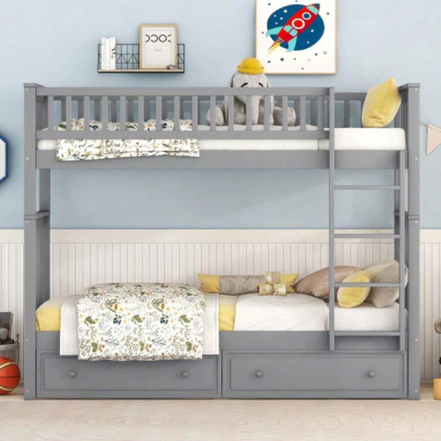 Bed Frames - Grey - View 1
