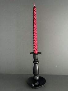1 Kotak/4 buah Lilin Spiral Vintage, Ciptakan Suasana Makan Malam Romantis, Tanpa Aroma, Tidak Menetes, Lilin Spiral, Lilin Dekorasi Rumah, Cocok untuk Makan Malam, Pesta, Pernikahan, Gereja, Meja Makan - MultiWarna - View 4