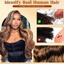 4/27 Human Hair Bundles Ombre Body Wave Hair Bundle Highlight With Honey Blonde Body Hair, 1/3/4 Bundles Of 100% Brazilian Virgin Hair, 4/27 Shiny Body Hair Bundle, Soft And Healthy Seam Style Hair Extensions, Suitable For Holiday Parties, Daily Dressing Occasions, Human Hair,Wigs Human Hair,Wig,Hair, Maquillaje, Decrotions Gifts For Women,Gifts,Hair Stuff,Hair Accerssories,Suitable For Parties, Holiday Party Style Volumizing Human Hair Weft Dinner Hair Weft Wigs Human Hair Put On And Go, Wigs, Human Hair, Curly Wigs Human Hair, Makeup, Your 2026 Beauty Glow-Up Awaits,Luxe Gifts For Moments That Matter #PremiumGifts New Year Music Festival Hair Colorful Hair Extensions For Rave Festival Highlight Hair Extensions Ombre Hair Extensions Wedding Hair Extensions Natural Hair Extensions For Wedding Day Hair Extensions Perfect For Music Festival & Wedding - Highlight & Piano - View 7