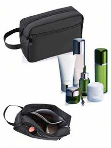 Customized Men's Wallet And Toiletry Bag Travel Set - Personalized Toiletry Bag, Suitable For Anniversary, Groomsmen Or His Gift, Men's Travel Bag, Men's Travel Bag, Groomsmen Gift, Men's Toiletry Bag, Men's Toiletry Bag - Multicolor - View 4